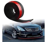 1 X Front Bumper Lip Spoiler for Mazda MX-5 Miata NA NB NC ND 1990-2022, 2.5m Guard Protector Strip, Rubber Edge Splitter Black Trim