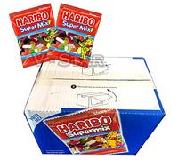 1 x FULL BOX OF HARIBO SWEETS (SUPER MIX 140g (12 Packs))