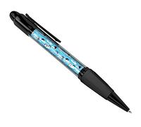 1 x Fun Cartoon Penguins Penguin Blue Water Black Ballpoint Pen Student #3174