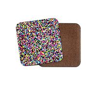1 x Funky Pixels Coaster - Pixel Gaming Gamer Brother Kids Dad Fun #13232