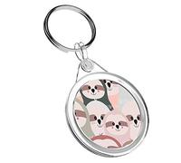 1 x Funny Lazy Sloth Cartoon - Keyring IR02 Mum Dad Kids Birthday #8361