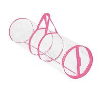 1 x Gift Wrap Holder Organization - 80 x 22 cm Package Paper Container | Transparent Organizer with Handle for Family Parties Home and Office Easy to Carry