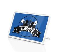 1 x Glasgow Square Magnet - Scotland Scottish Flag City Travel Holiday Fridge Magnetic Travel Holiday Family Friend Women Men #83160