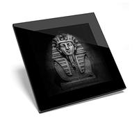1 x Glass Coaster - Egyptian Pharaoh Tutankhamen Mask Egypt Travel Gift #37019