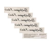 1 x God forgives I don´t - Tattoo lettering in black (1)