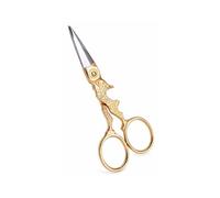 1 x Gold Plated Embroidery Scissors, 4 Inch, Rabbit Shape, Multi-Purpose for Sewing and Eye Brow Trimming
