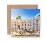1 x Greeting Card Alte Hofburg Vienna Austria - Blank Birthday Celebration Anniversary #44073