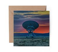1 x Greeting Card Array Radio Astronomy Observatory - Blank Birthday Celebration Anniversary #44152