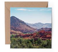 1 x Greeting Card - Atlas Mountains Morocco - Blank Birthday Celebration Anniversary #50132