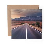 1 x Greeting Card Australia Road Outback Trip - Blank Birthday Celebration Anniversary #3062