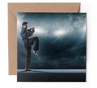 1 x Greeting Card - Awesome Taekwondo Martial Arts Master - Blank Birthday Celebration Anniversary #50162