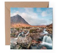 1 x Greeting Card - Buachaille Etive Mor Scottish Highlands Scotland Mountains - Blank Birthday Celebration Anniversary #50408