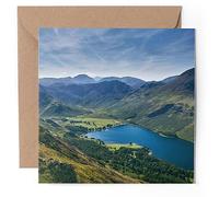 1 x Greeting Card - Buttermere High Snockrigg Lake District - Blank Birthday Celebration Anniversary #52693
