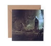 1 x Greeting Card Creepy Grim Reaper Horror Fantasy - Blank Birthday Celebration Anniversary #14097