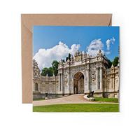 1 x Greeting Card Dolmabahce Palace Istanbul Turkey - Blank Birthday Celebration Anniversary #8922