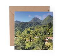 1 x Greeting Card Dominican Republic Caribbean - Blank Birthday Celebration Anniversary #16246