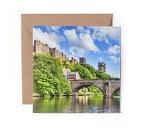1 x Greeting Card Durham Castle & Cathedral England - Blank Birthday Celebration Anniversary #21481