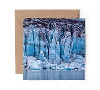 1 x Greeting Card Glacier Bay National Park Alaska - Blank Birthday Celebration Anniversary #21604