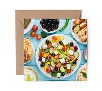 1 x Greeting Card Gr ood Traditional Olives - Blank Birthday Celebration Anniversary #21646