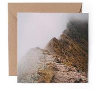 1 x Greeting Card - Helvellyn Mountain Lake District Hiking - Blank Birthday Celebration Anniversary #52958
