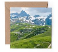 1 x Greeting Card - Mountain Trails Tignes French Alps - Blank Birthday Celebration Anniversary #51516
