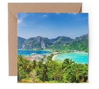 1 x Greeting Card - Phi Phi Island Krabi Province Thailand - Blank Birthday Celebration Anniversary #51664