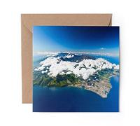 1 x Greeting Card Reunion Island Travel Ocean Beach - Blank Birthday Celebration Anniversary #24112