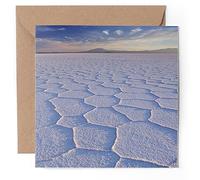 1 x Greeting Card - Salt Flat Salar de Uyuni Bolivia - Blank Birthday Celebration Anniversary #53394