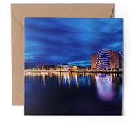 1 x Greeting Card - Samuel Beckett Bridge Dublin Ireland - Blank Birthday Celebration Anniversary #51966