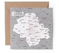 1 x Greeting Card - Sheffield District - Blank Birthday Celebration Anniversary #55593