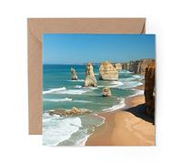 1 x Greeting Card Twelve Apostles Beach Victoria Australia - Blank Birthday Celebration Anniversary #8239