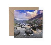 1 x Greeting Card - Wastwater Lake District England Hiking Walking Gift #71111