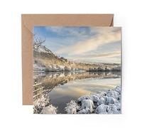 1 x Greeting Card Winter Snow Rydal English Lake District - Blank Birthday Celebration Anniversary #46457