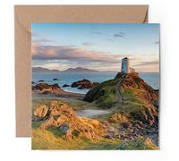 1 x Greeting Card - Ynys Llanddwyn Island Anglesey Wales - Blank Birthday Celebration Anniversary #52552