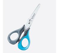1 x Grey & Blue Maped Sensoft 3D 13cm Left Handed Scissors