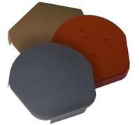 1 x Grey Universal Apex End Cap - Dry Verge Unit Gable Roof Mortar Free - Choice of Colour and Style