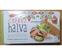 1 x Halva Cyprus with Pistachio Paradosiaka - Rich sesame confection is a staple sweet - 1 x 200g