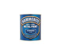 1 X Hammerite Hm Metal Paint Hammered Blue 750ml DIY Garage Shed Maintenance