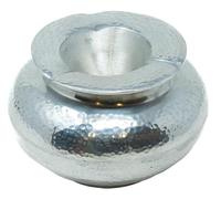 1 x Handmade Hammered Aluminium Ashtray from Morocco 10cm 4'' Smokeless
