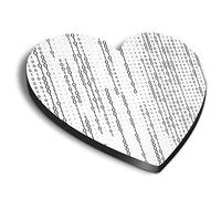 1 x Heart MDF Magnets - Binary Code Computer Geek 2407