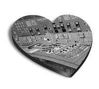 1 x Heart MDF Magnets - Chernobyl Nuclear Reactor 38295