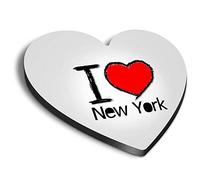 1 x Heart MDF Magnets - I Love New York NYC America USA 7752