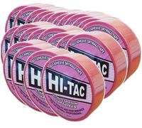 1 X Hi-Tac Self Adhesive Drywall Pink Scrim Tape 50mm X 90M Drywall Plasterers Mesh Tape