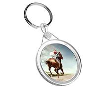 1 x Horse Racing Equestrian Gambling - Keyring IR02 Dad Birthday Fun #13263