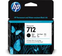 HP 3ED71A Original HP 712 High Capacity Black Ink Cartridge - 3ED71A Designjet Ink, 80ml
