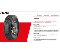1x 155/65/13 Ilink Tyre 155 65 13 73T L-GRIP 16 DC Rated 68dB