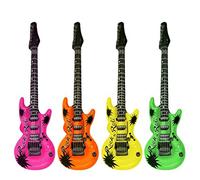 1 x Inflatable Guitar Rock for Parties. Novelty (1 x Assorted colour)
