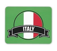 1 x Italy Mouse Mat - Italian Landmarks Skyline European Banner Travel Holiday City Flag Computer Mousemat Mousepad Pad IT #83173