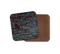 1 x Java Script Code Coaster - Design Hacking Programming Language #16333