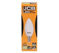 1 X JCB 520LM 6 W 4 W LED SES E14 Opal Candle Bulb 4000 K Cool White